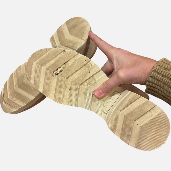 SOREL Hi-Line Platform Chunky Heel Lace up Ankle Boot 9 - Picture 7 of 9